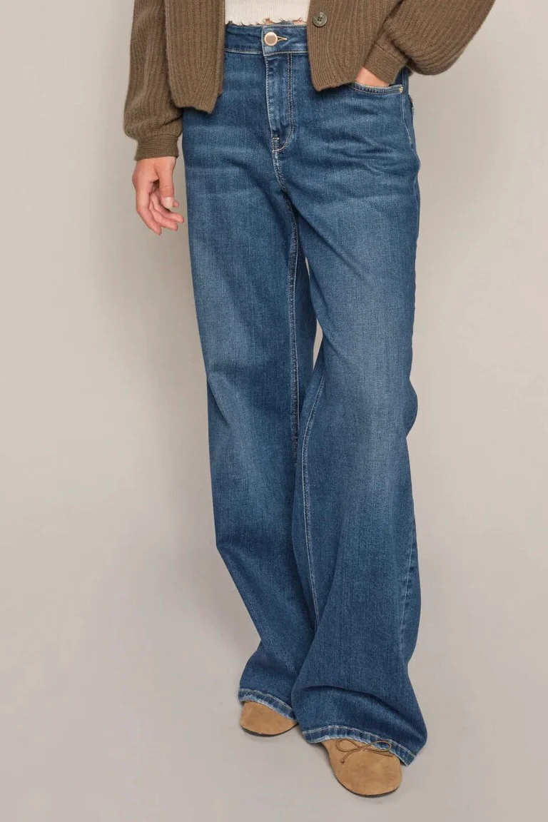 Dara Hera Jeans Long | Blue | Jeans fra Mos Mosh - Image 2
