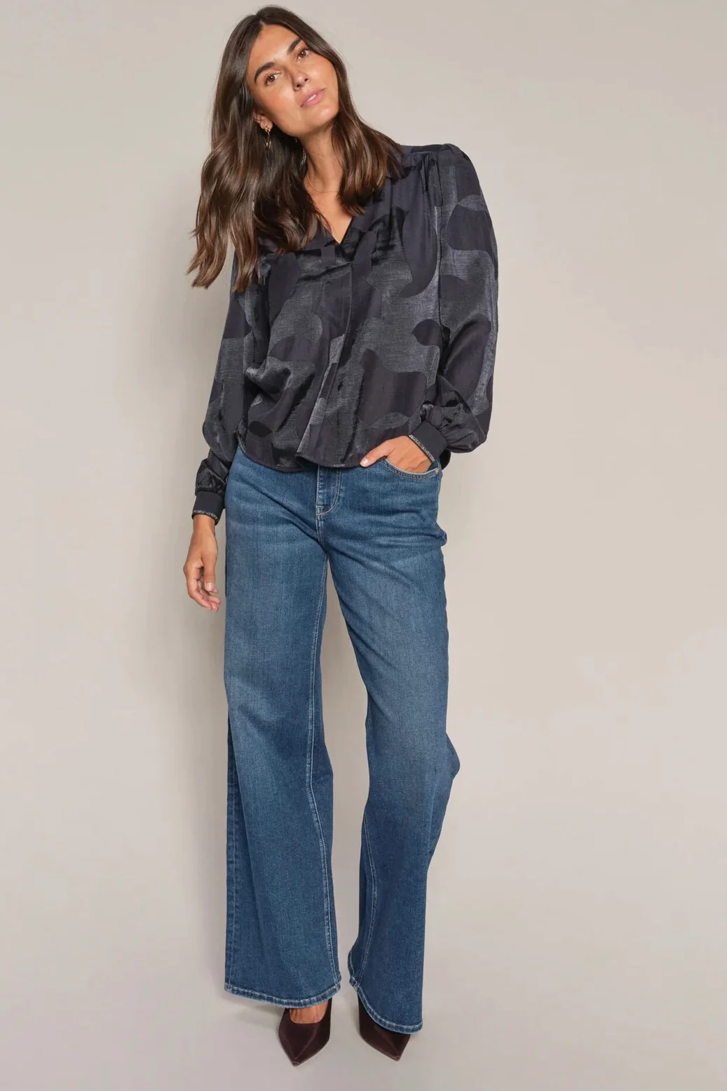Dara Hera Jeans Long | Blue | Jeans fra Mos Mosh - Image 4