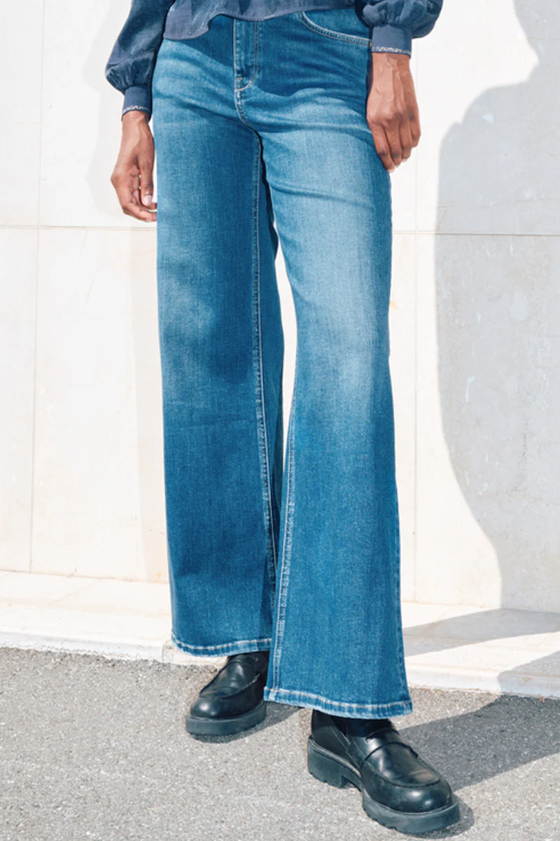 Dara Hera Jeans Long | Blue | Jeans fra Mos Mosh - Image 5