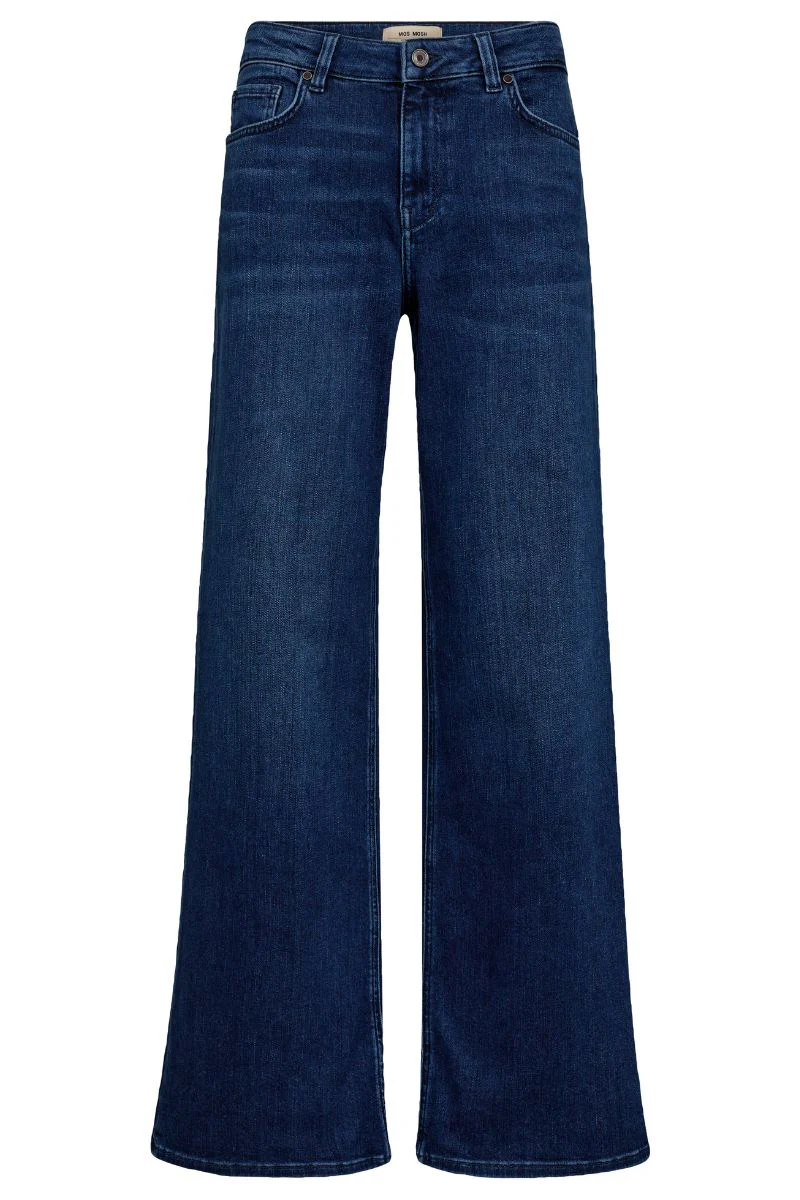 Dara Hera Jeans Long | Deep Blue | Jeans fra Mos Mosh - Image 2