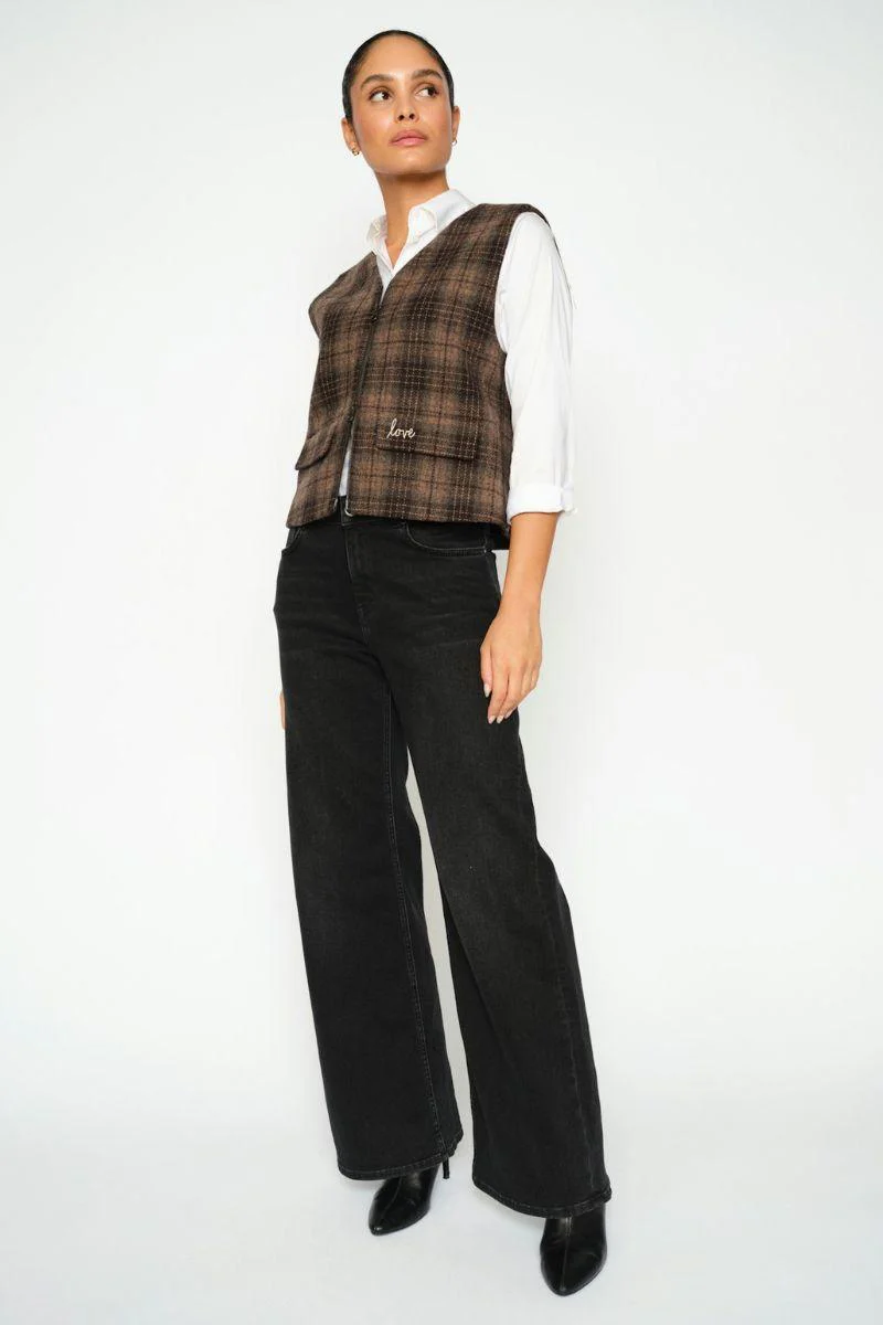 Dara Hera Jeans Regular | Black | Jeans fra Mos Mosh - Image 2