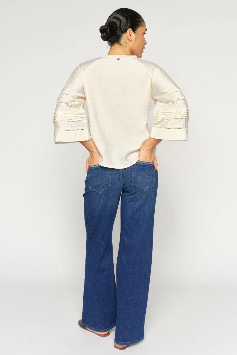 Dara Jenny Jeans 32' | Blue | Jeans fra Mos Mosh - Image 5