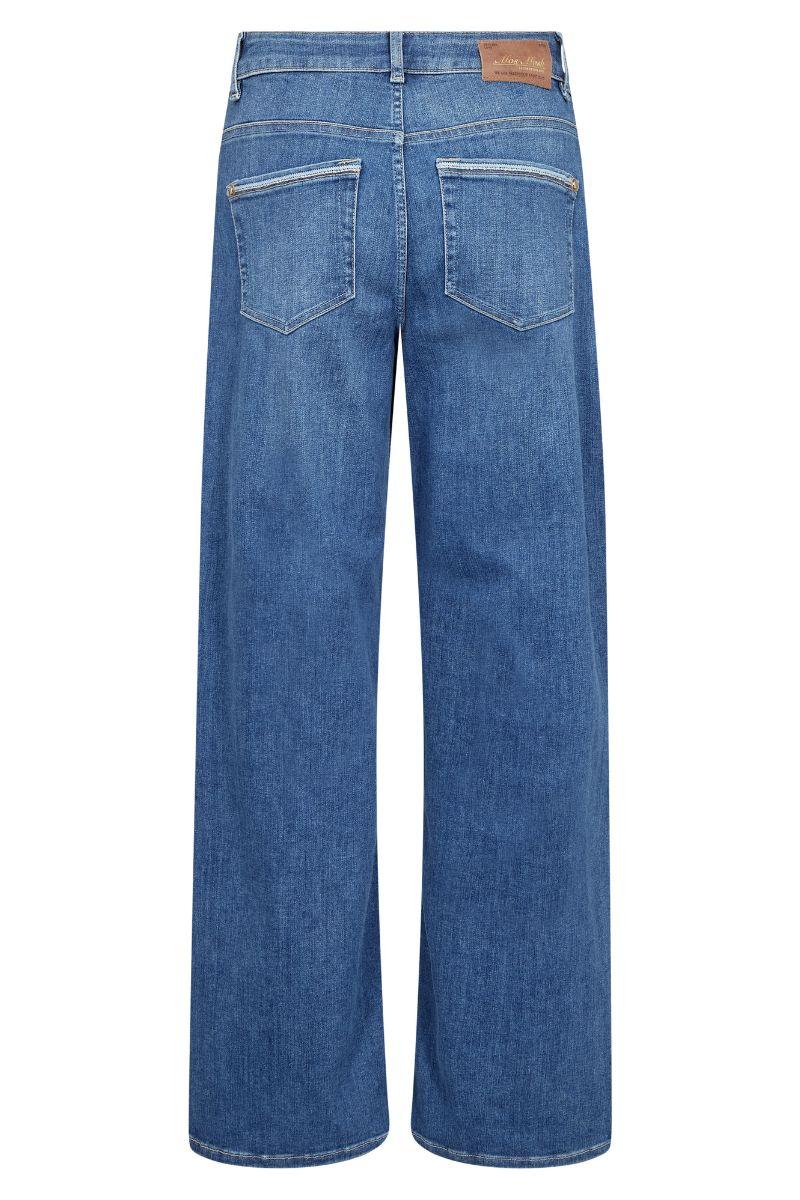 Dara Jenny Jeans 34' | Blue | Jeans fra Mos Mosh - Image 3