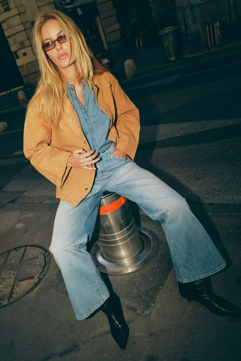 Dara Salute Jeans 32' | Blue | Jeans fra Mos Mosh - Image 4