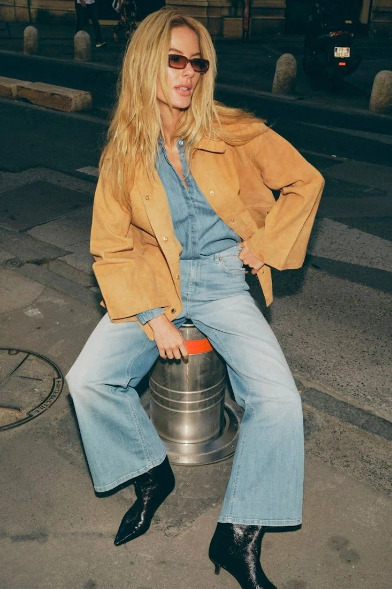 Dara Salute Jeans 32' | Blue | Jeans fra Mos Mosh - Image 6