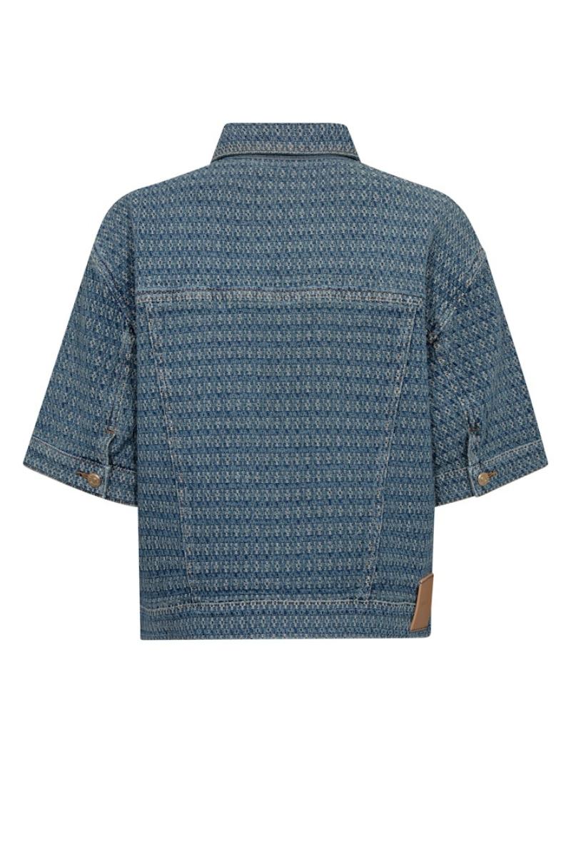Ebba Bobble Jacket | Blue | Jakke fra Mos Mosh - Image 5