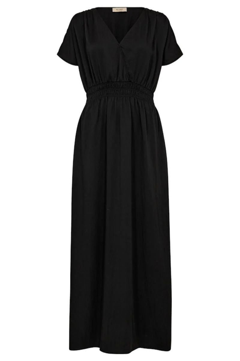 Edith Annie Dress | Black | Kjole fra Mos Mosh - Image 2