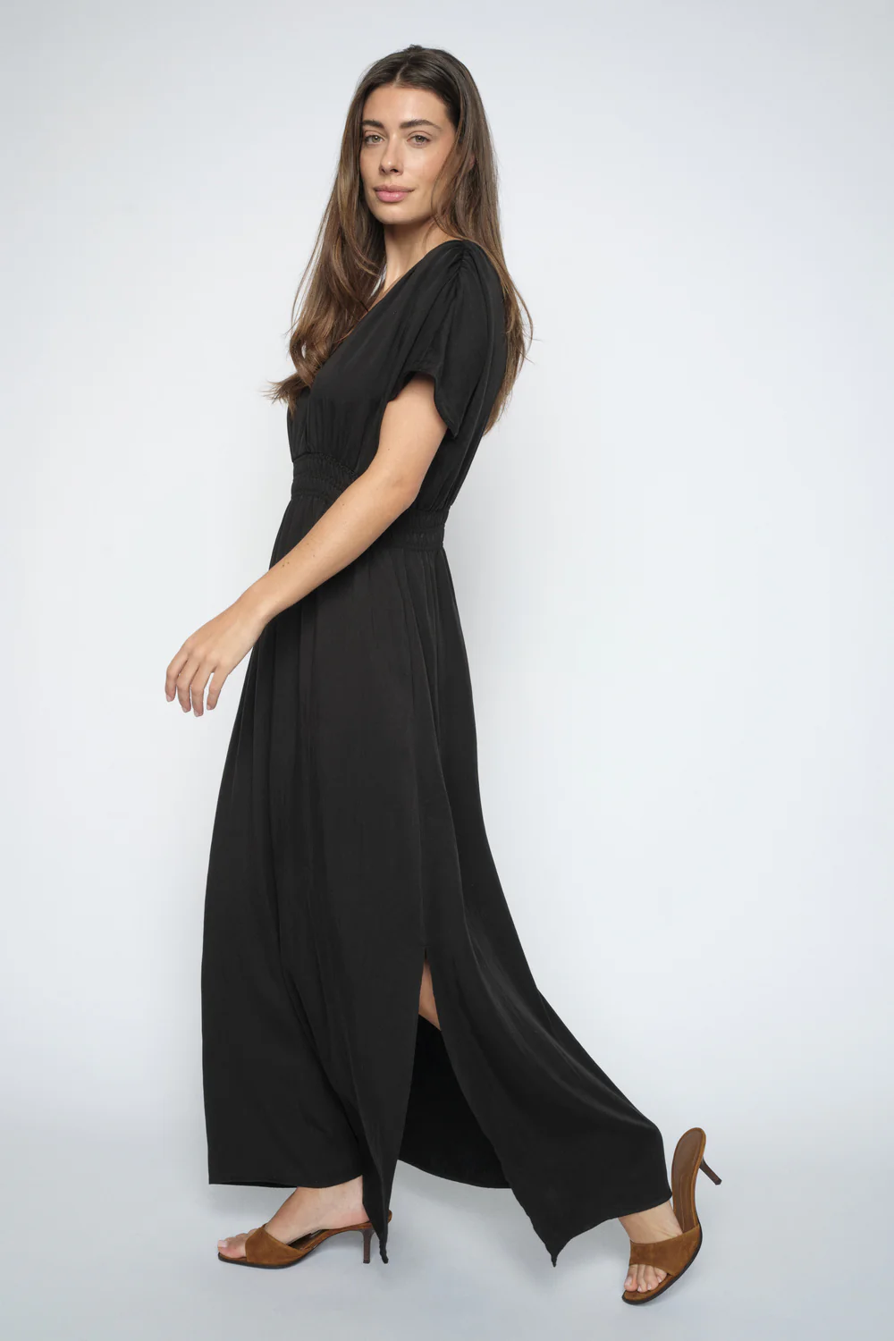 Edith Annie Dress | Black | Kjole fra Mos Mosh - Image 3