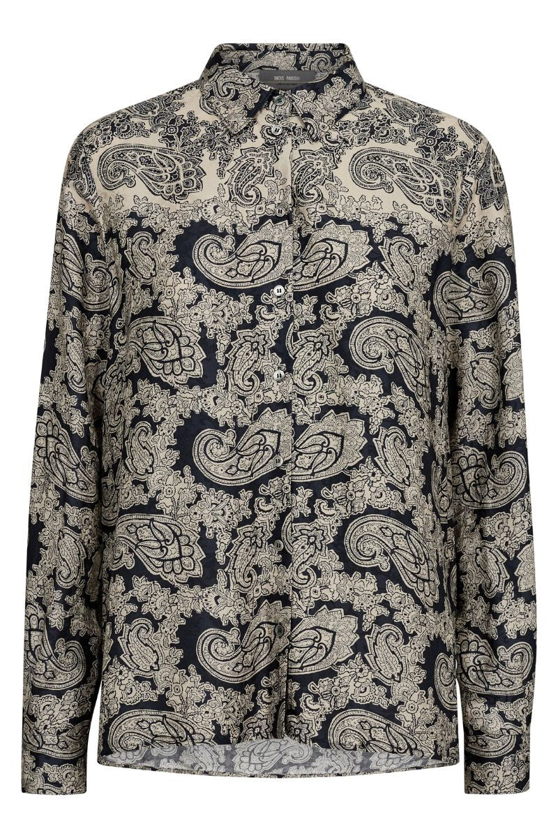 Eike Invert Shirt | Salute Navy | Skjorte fra Mos Mosh - Image 2
