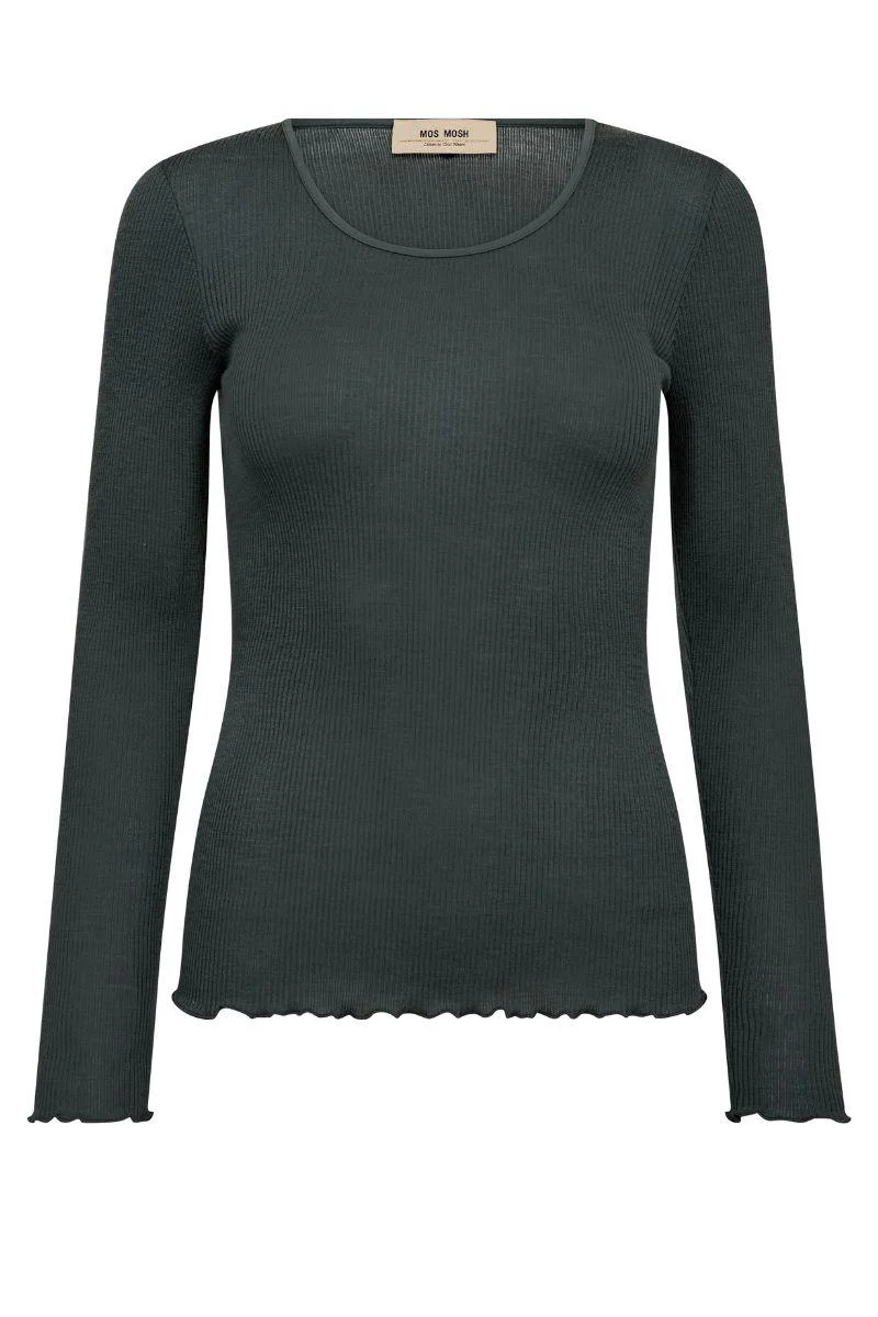 Elaine O-LS Seamless Tee | Urban Chic | T-shirt fra Mos Mosh - Image 2
