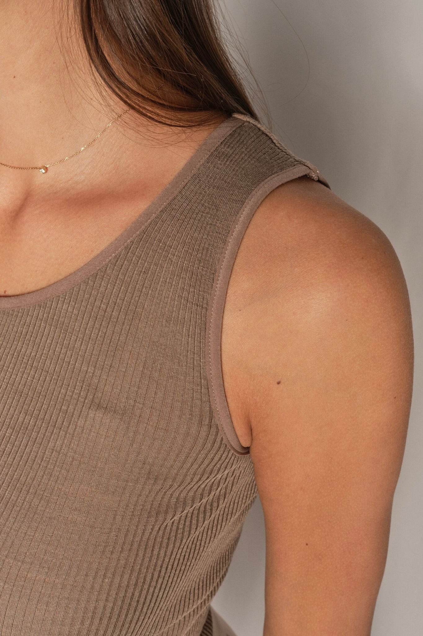 Elaine Seamless Tank Top | Pine Bark | Top fra Mos Mosh - Image 3