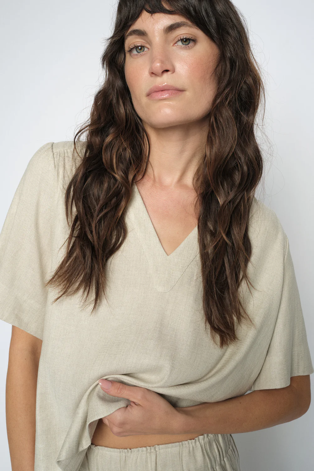 Eliva Miri Blouse | Clay | Bluse fra Mos Mosh