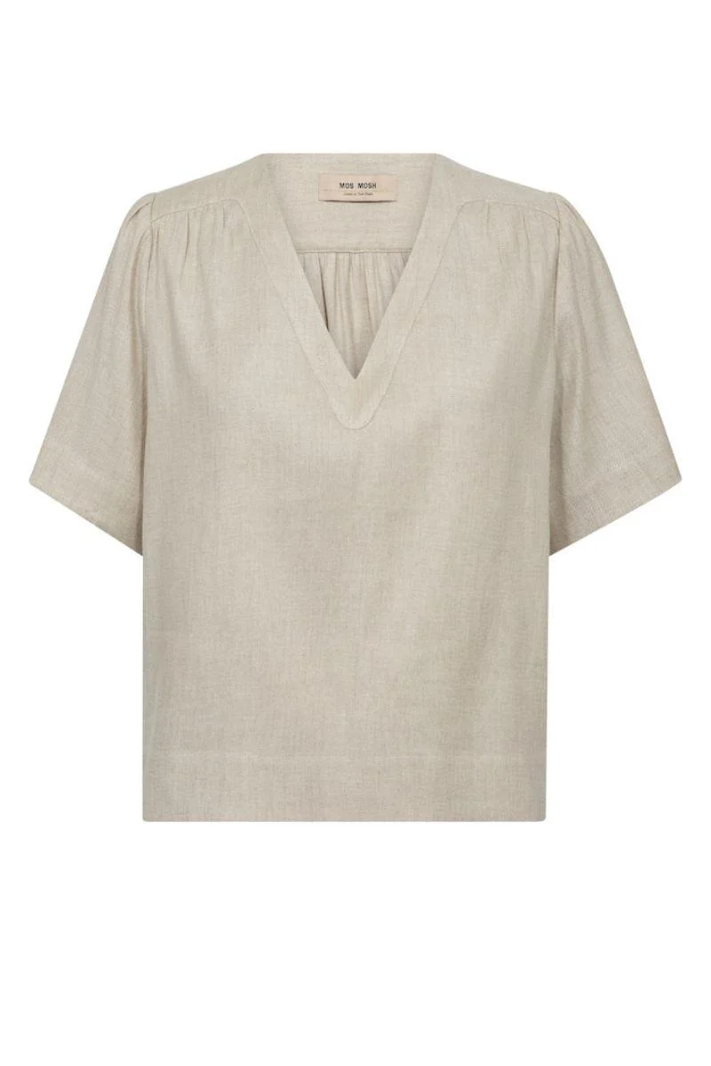 Eliva Miri Blouse | Clay | Bluse fra Mos Mosh - Image 2