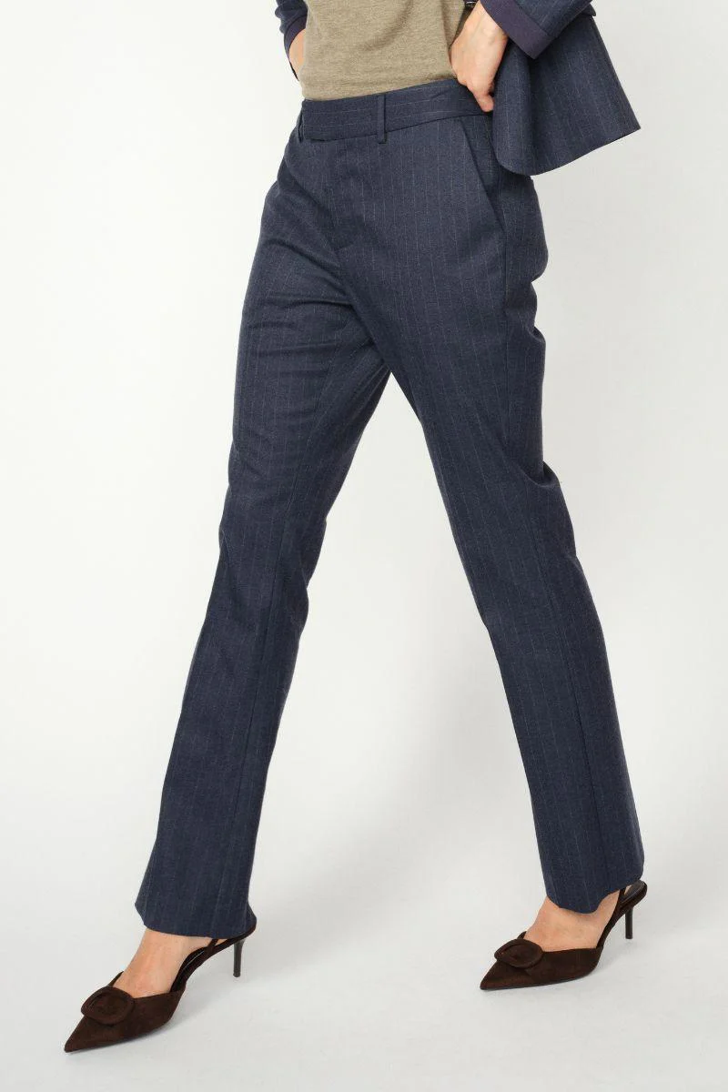 Ellen Carie Pant Regular | Maritime Blue | Bukser fra Mos Mosh - Image 5