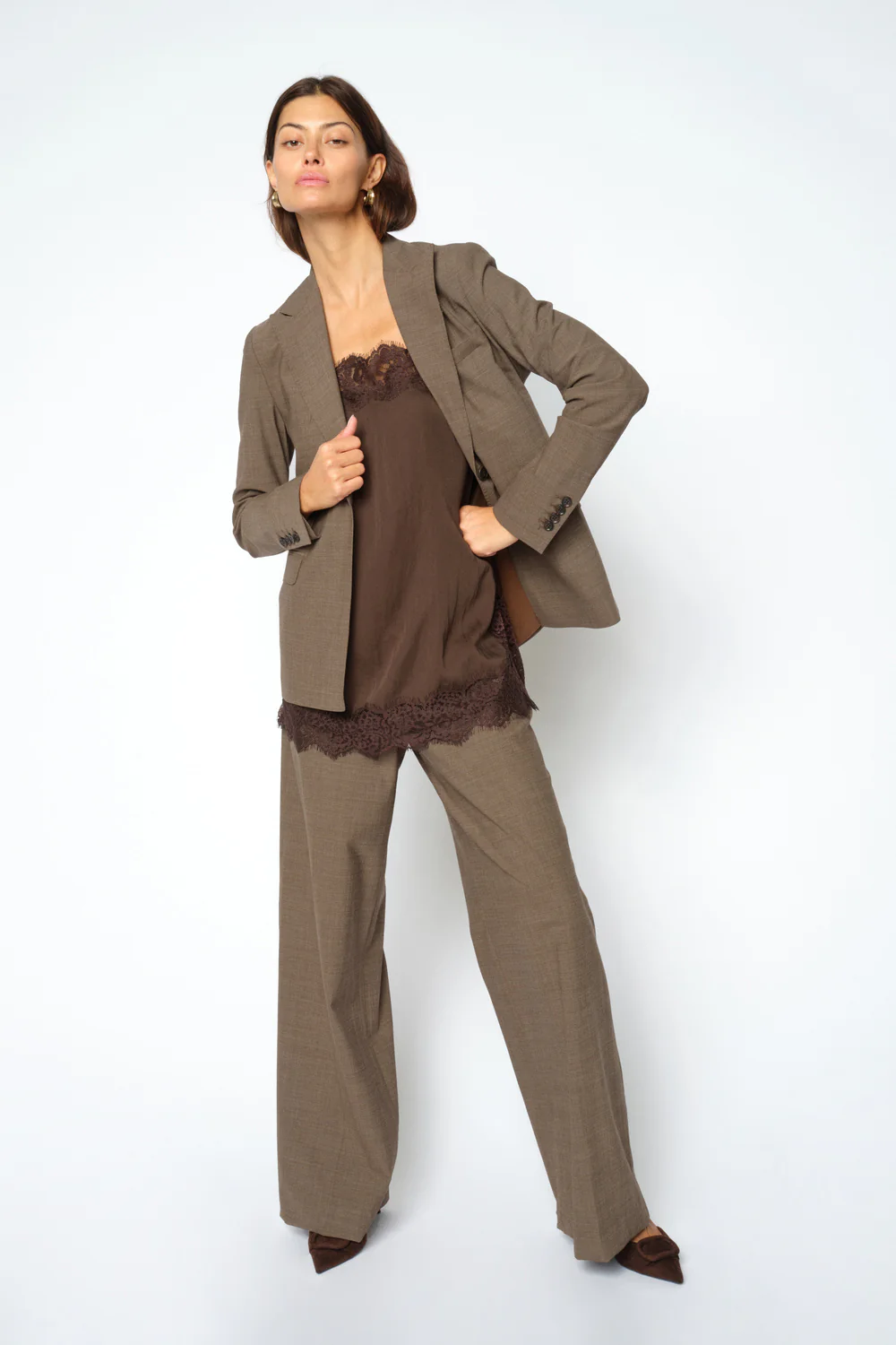 Haley Dynamic Luxe Pant Regular | Falcon | Bukser fra Mos Mosh - Image 4
