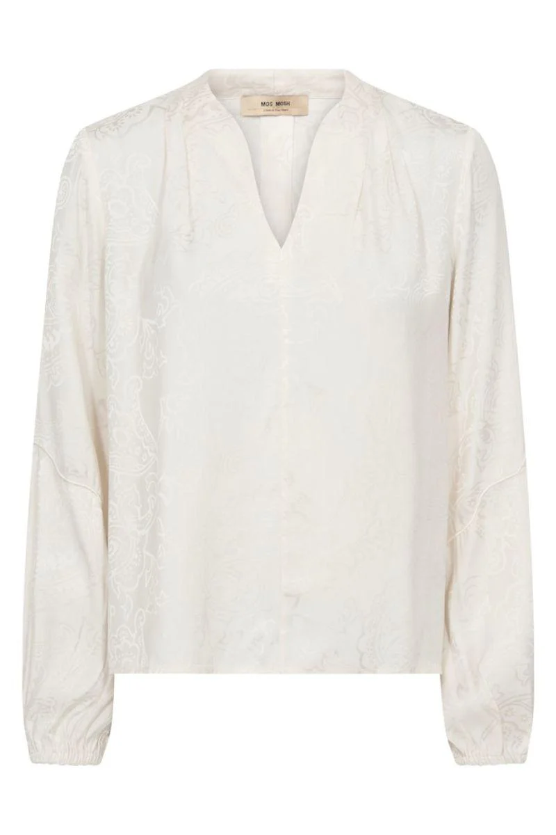 Hefa Paisleya Blouse | Ecru | Bluse fra Mos Mosh - Image 2