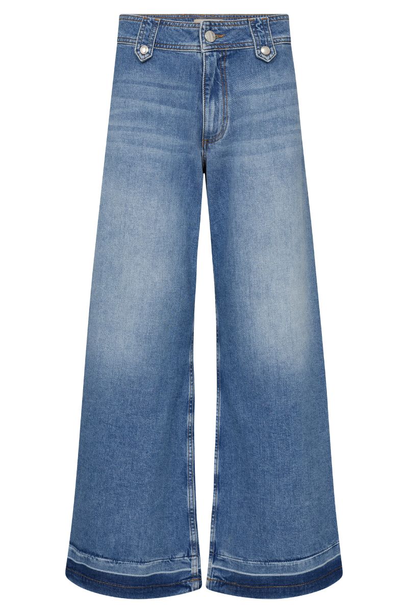 Hermina Zack Jeans Ankle | Mid Blue | Jeans fra Mos Mosh - Image 3