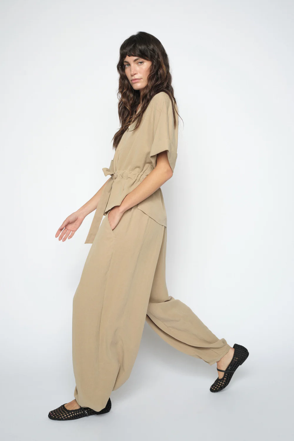 Indie Gunilla Blouse | Sesame | Bluse fra Mos Mosh - Image 4