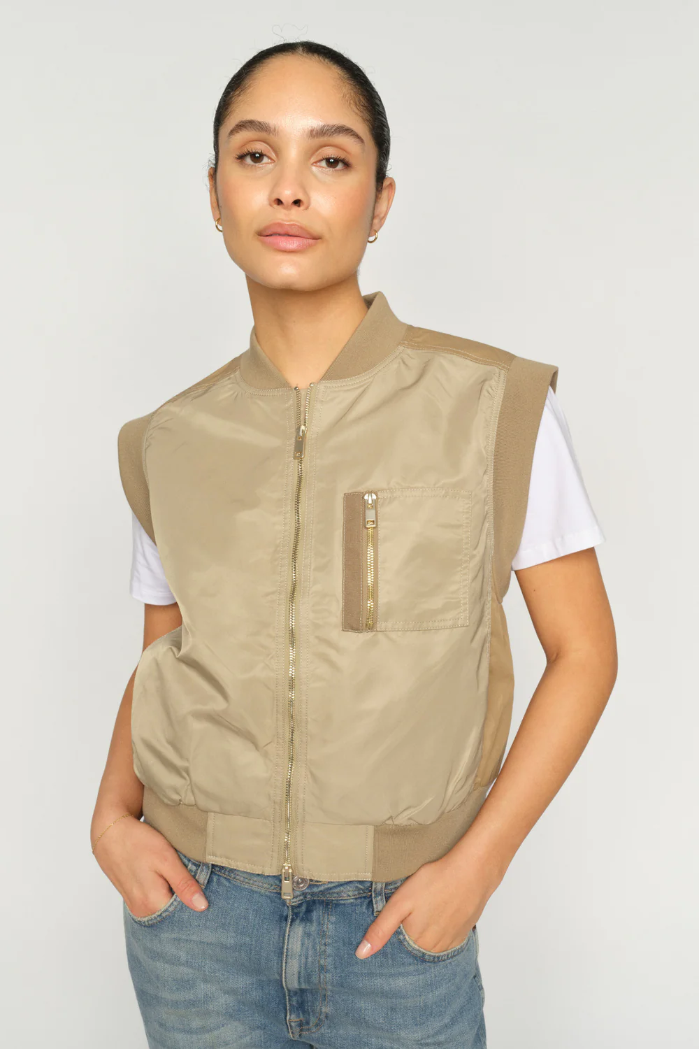 Jovo Neola Waistcoat | Twill | Vest fra Mos Mosh