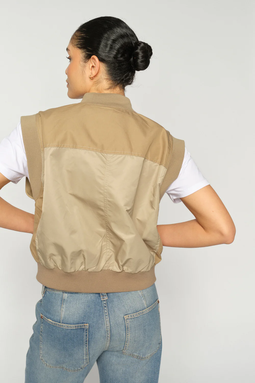Jovo Neola Waistcoat | Twill | Vest fra Mos Mosh - Image 3