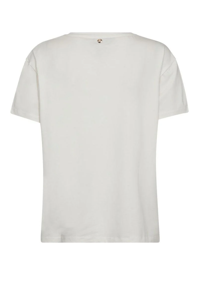 Judd O-SS Tee | Ecru | T-Shirt fra Mos Mosh - Image 2