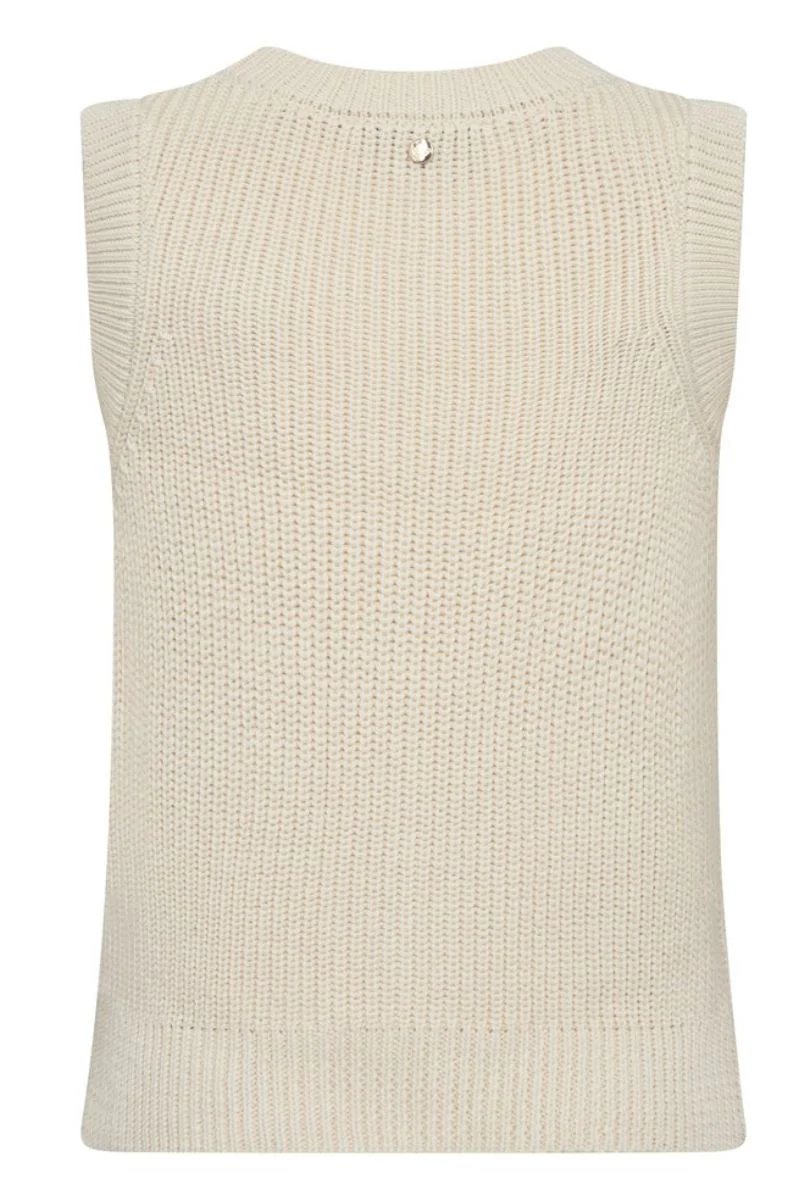 Kirby Knit Vest | Ecru | Strik fra Mos Mosh - Image 4