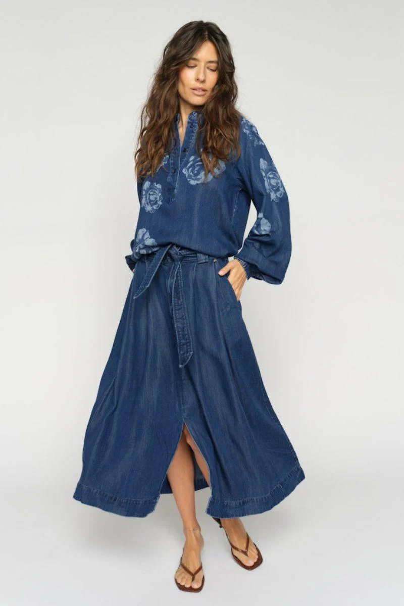 Koda Dinem Skirt | Dark Blue | Nederdel fra Mos Mosh