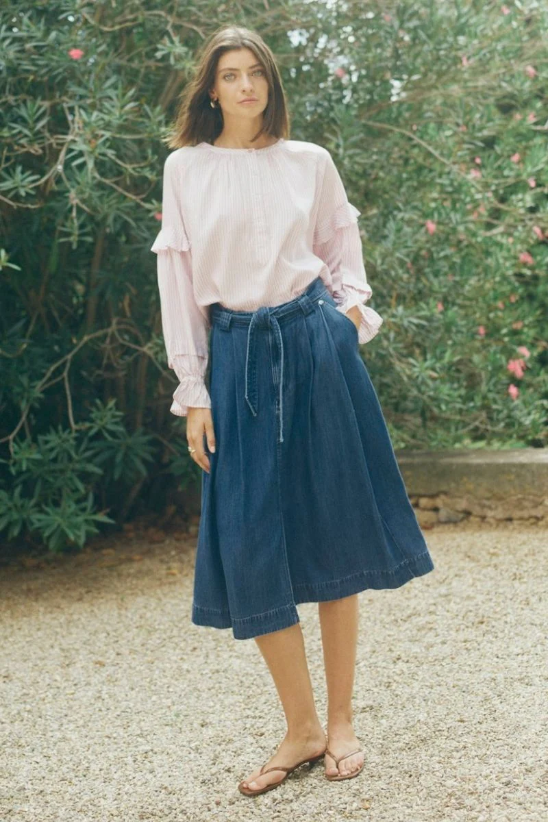 Koda Dinem Skirt | Dark Blue | Nederdel fra Mos Mosh - Image 3