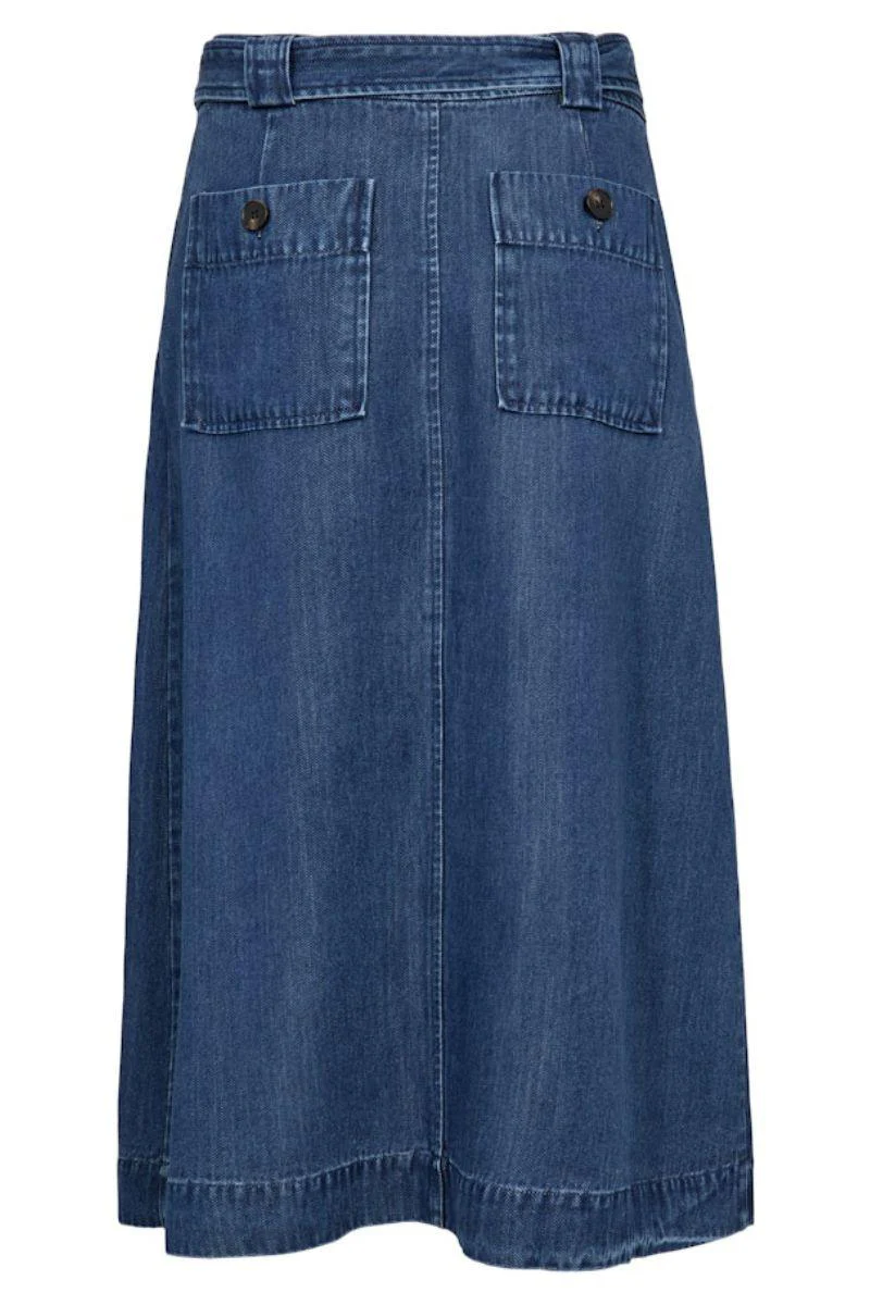 Koda Dinem Skirt | Dark Blue | Nederdel fra Mos Mosh - Image 5
