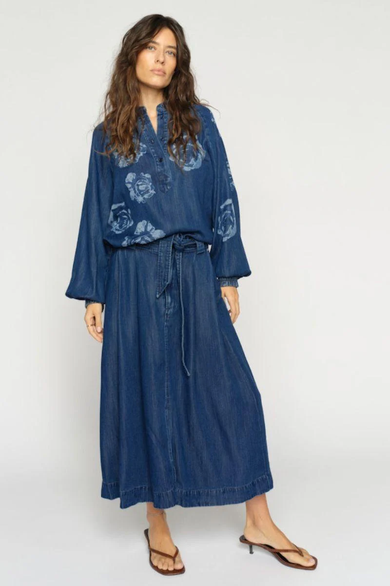 Koda Dinem Skirt | Dark Blue | Nederdel fra Mos Mosh - Image 7
