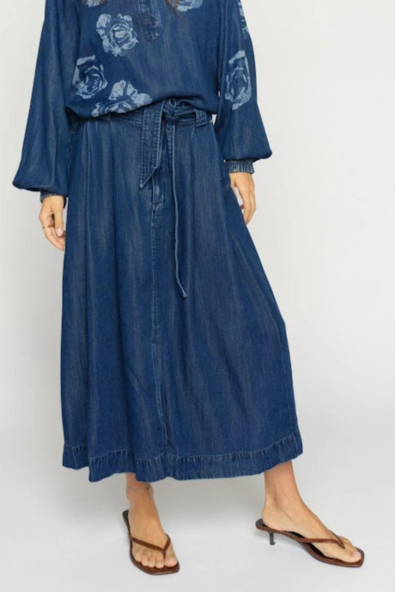 Koda Dinem Skirt | Dark Blue | Nederdel fra Mos Mosh - Image 8