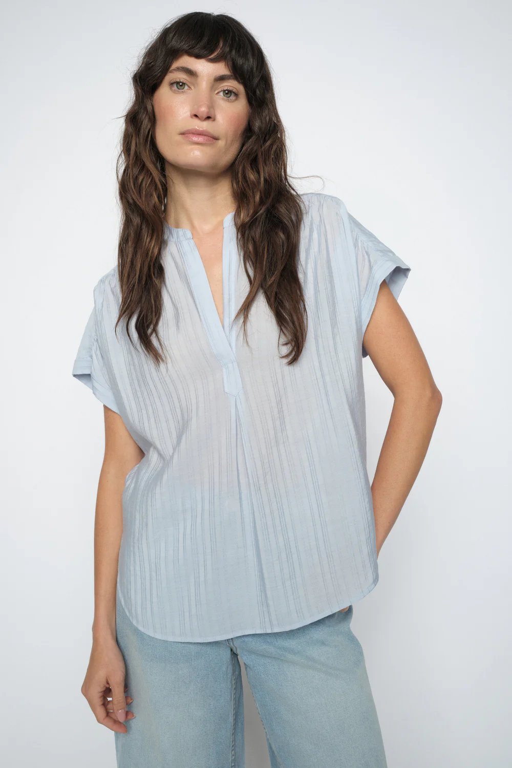Kosha Senti SS Blouse | Skyway | Bluse fra Mos Mosh