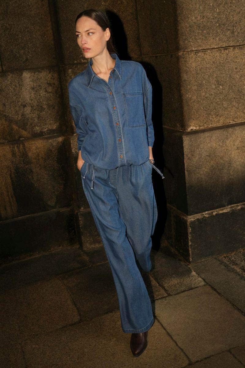 Kris Lich Pant Regular | Blue | Bukser fra Mos Mosh - Image 7