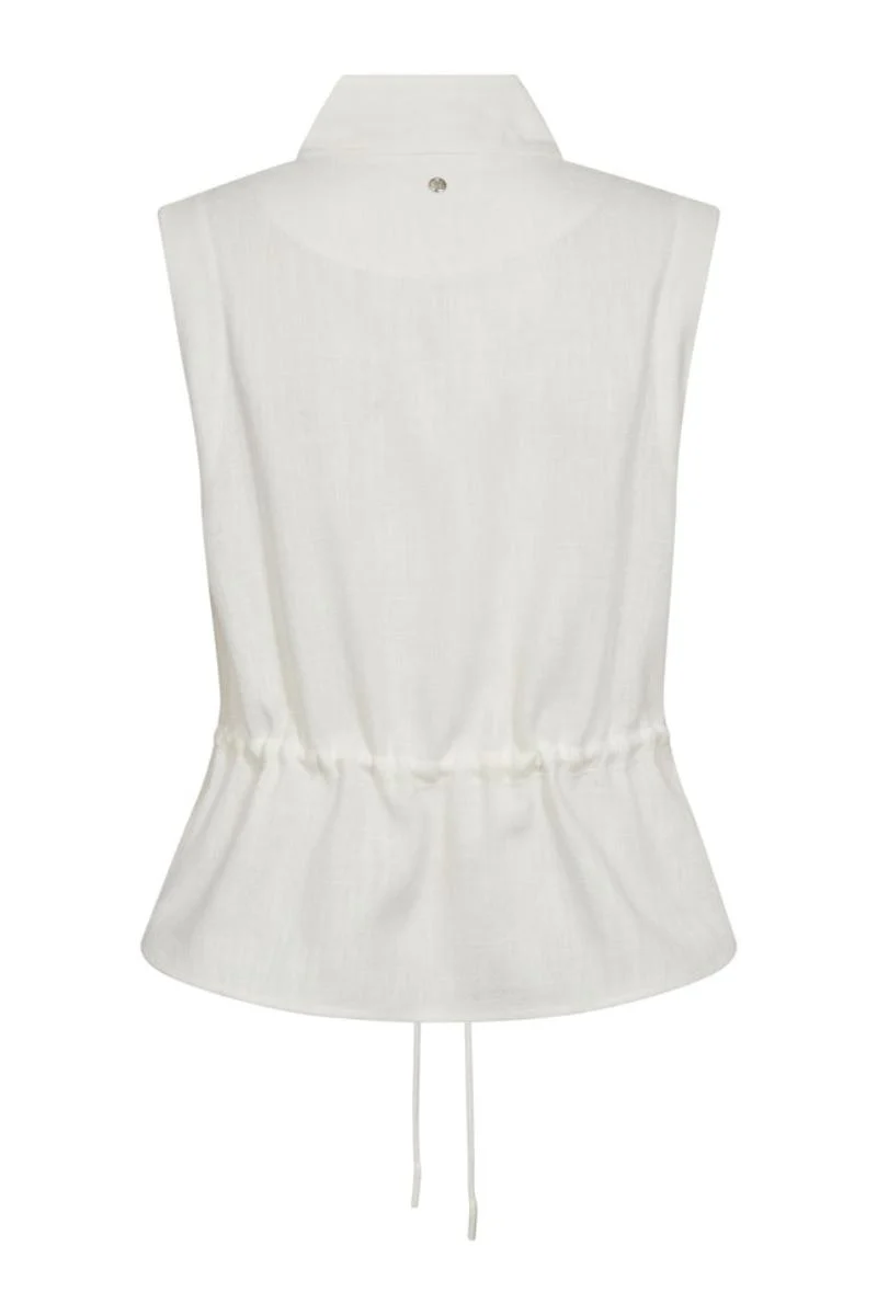 Lelo Ramie Vest | Ecru | Vest fra Mos Mosh - Image 6