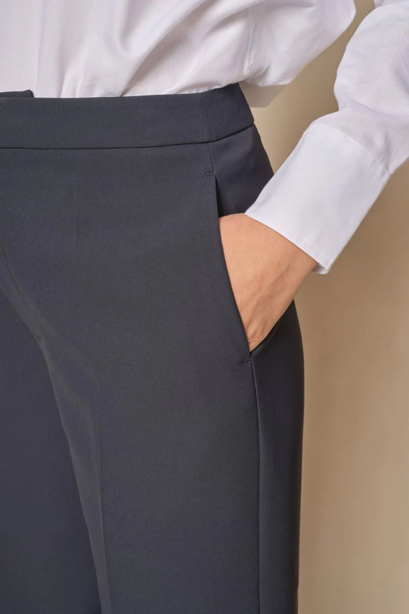 Leya Miley Pant Long | Salute Navy | Bukser fra Mos Mosh - Image 7