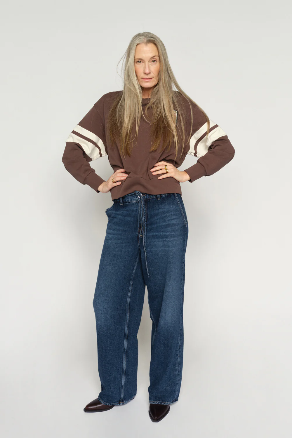 Locò O-LS Sweatshirt | Coffee Quartz | Bluse fra Mos Mosh - Image 5