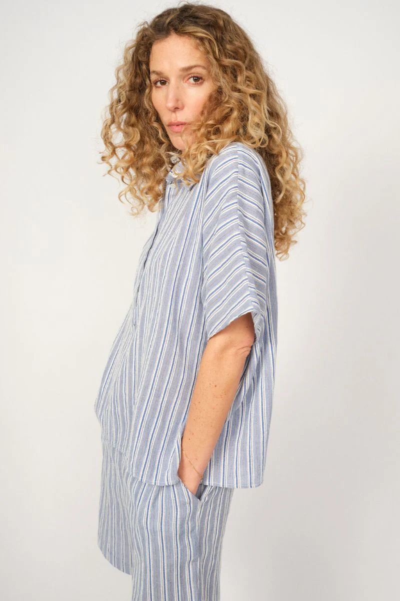 Lowana Friz Stripe Blouse | Regatta | Bluse fra Mos Mosh - Image 9