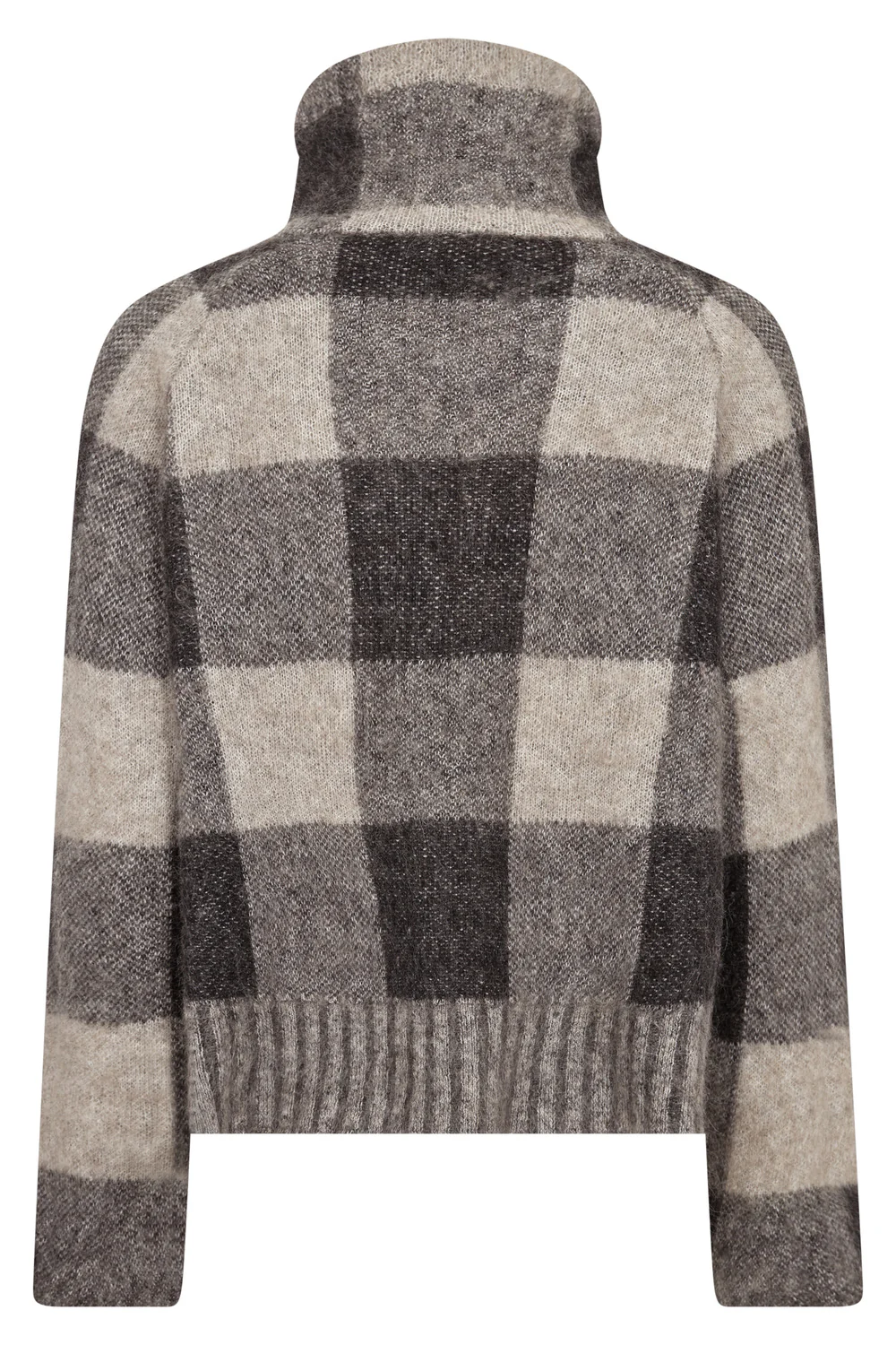 Maija Check Knit | Black | Strik fra Mos Mosh - Image 2