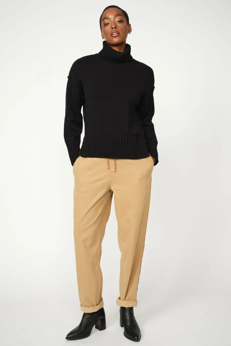 Maison Lassen Pant Ankle | True Camel | Bukser fra Mos Mosh - Image 6