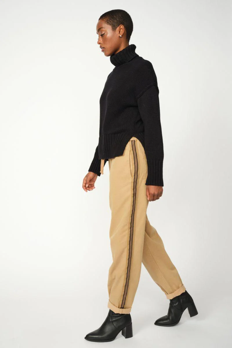 Maison Lassen Pant Ankle | True Camel | Bukser fra Mos Mosh - Image 7