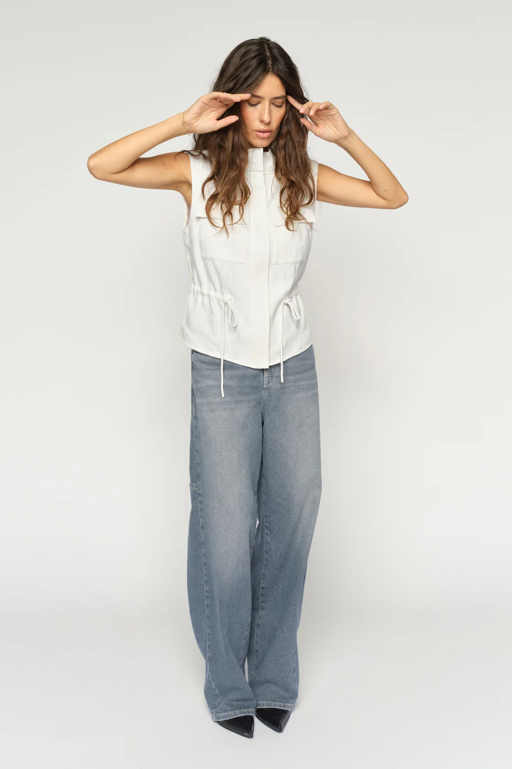Malago Wosjta Jeans 32' | Vintage Blue | Jeans fra Mos Mosh - Image 2