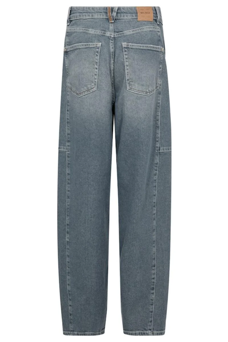 Malago Wosjta Jeans 32' | Vintage Blue | Jeans fra Mos Mosh - Image 7