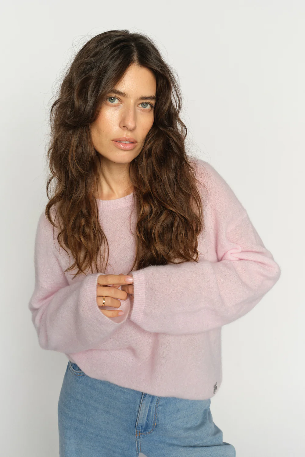 Mape O-Neck Knit | Ballet Slipper | Strik fra Mos Mosh - Image 3