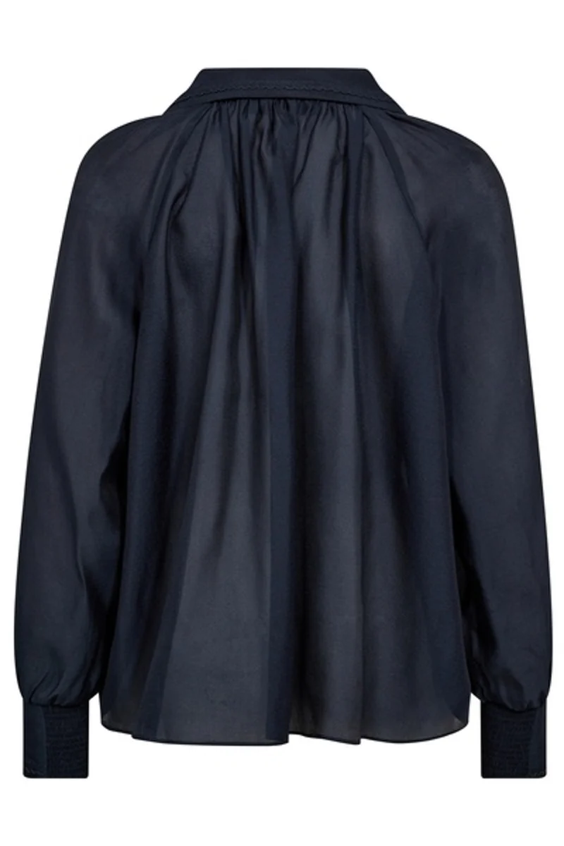Marcela Shirt | Salute Navy | Skjorte fra Mos Mosh - Image 4