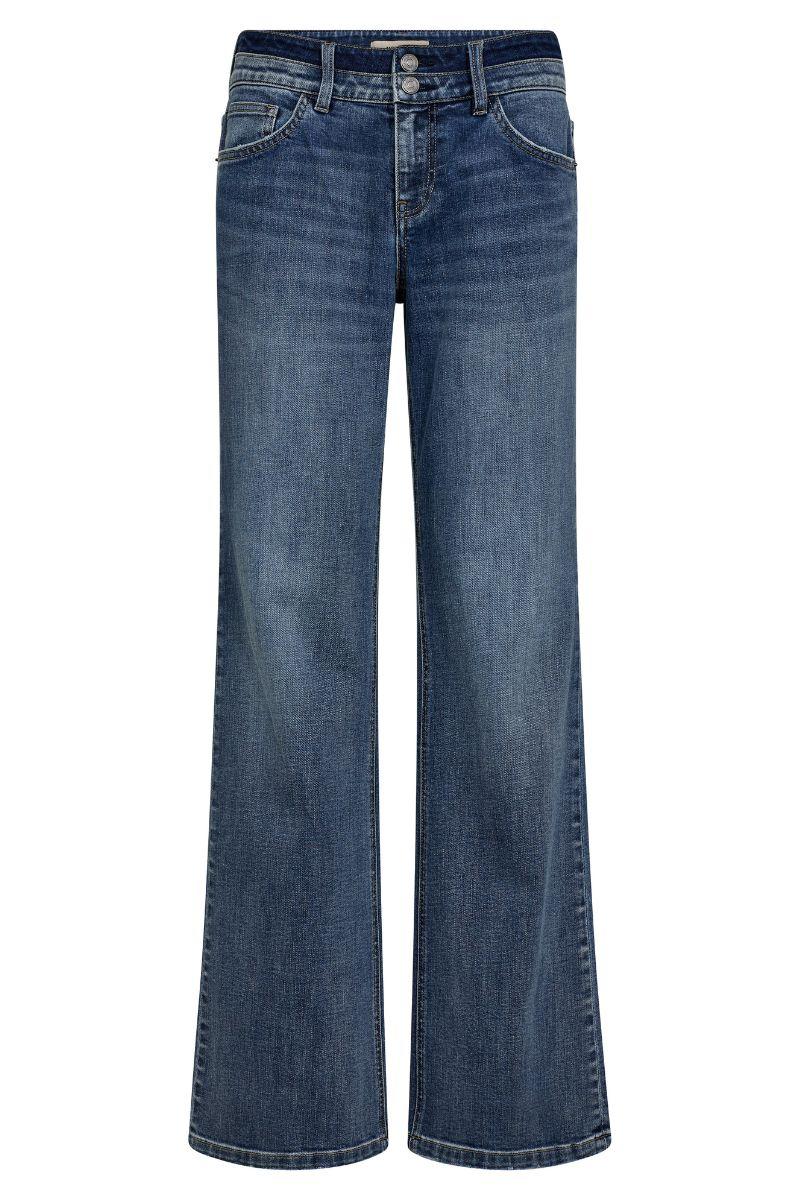 Marlena Nolla Jeans Long | Blue | Jeans fra Mos Mosh - Image 11