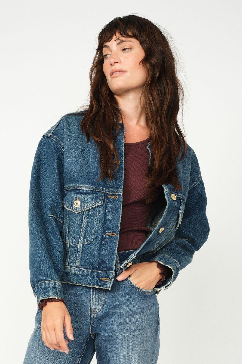 Mavi Denim Jacket | Blue | Jakke fra Mos Mosh - Image 3