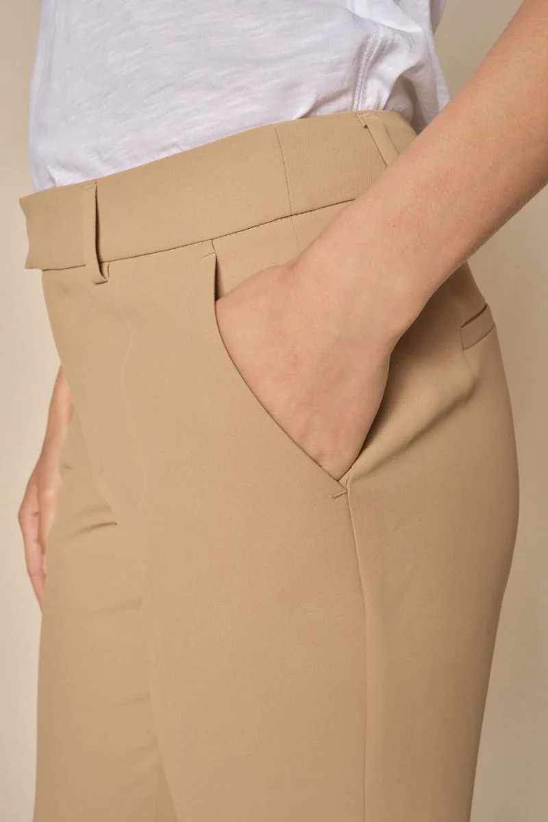 Myla Miley Pant Ankle| Tannin | Bukser fra Mos Mosh - Image 4