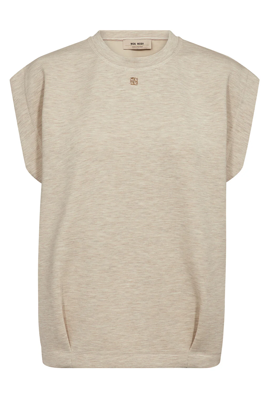 Namara O-SL Sweatshirt | Sesame | Bluse fra Mos Mosh - Image 2