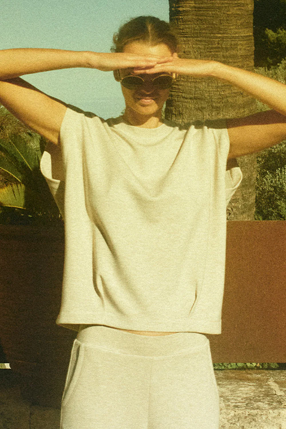 Namara O-SL Sweatshirt | Sesame | Bluse fra Mos Mosh - Image 5