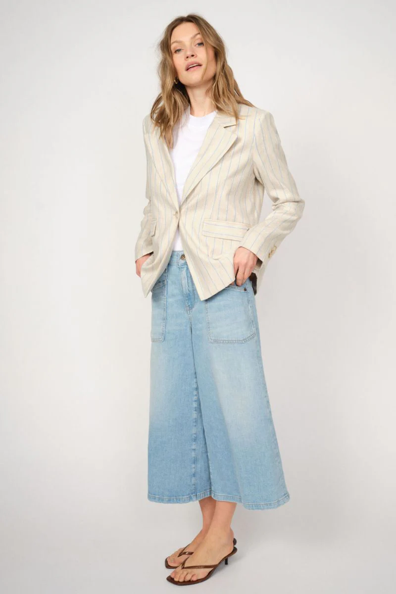 Nancy Miriam Blazer | Cement | Blazer fra Mos Mosh - Image 13